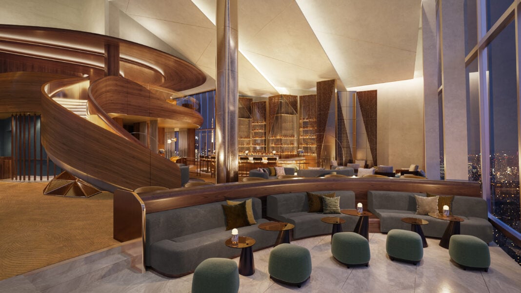Torchlight restaurant rendering (Photo provided/ Signia Hilton Indianapolis)