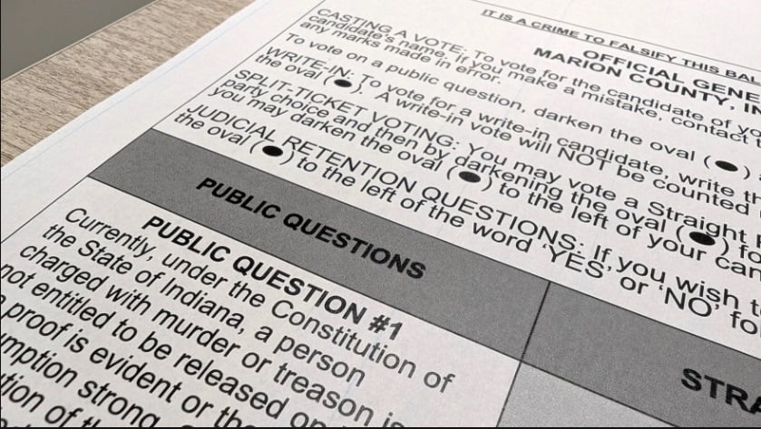 Voter amendment wfyi photo For these questions to appear on a general election ballot, the Indiana General Assembly had to approve them twice. (Photo/Drew Daudelin/WFYI