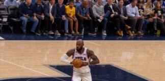 Recorder Rewind: Pacers lose to 76ers 114-109 (photos) Scenes from Philadelphia 76ers - Indiana Pacers NBA game, held on Oct. 28, 2026, at Gainbridge Fieldhouse, in downtown Indianapolis. (Photo/Walt Thomas)