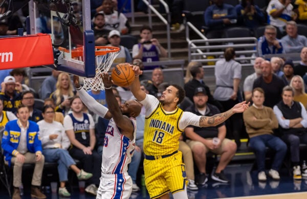 Scenes from Philadelphia 76ers - Indiana Pacers NBA game, held on Oct. 28, 2026, at Gainbridge Fieldhouse, in downtown Indianapolis. (Photo/Walt Thomas)